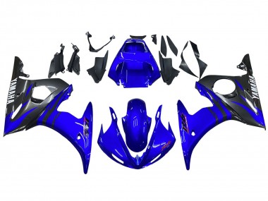 Purchase 2005 Yamaha YZF 600 R6 Motorcycle Fairings - Glossy Blue Black Canada