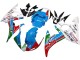 2005 Yamaha YZF 600 R6 Motorcycle Fairings - Light Blue White Green Red Kastinee Dunlop Motul Canada