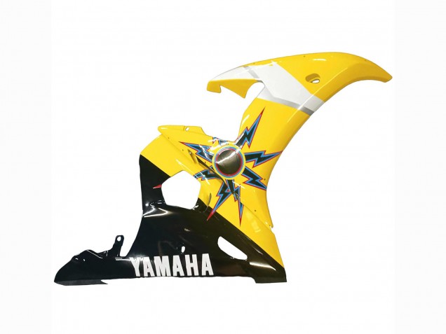 2005 Yamaha YZF 600 R6 Motorcycle Fairings - Black Yellow Red 46 Canada