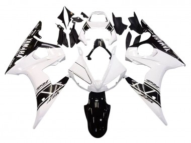 Purchase 2005 Yamaha YZF 600 R6 Motorcycle Fairings - White Black Canada