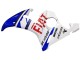 2005 Yamaha YZF 600 R6 Motorcycle Fairings - White Blue Dunlop Fiat Motul Canada