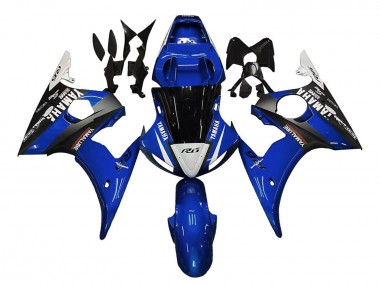 Purchase 2005 Yamaha YZF 600 R6 Motorcycle Fairings - Blue White Black Yamalube Canada
