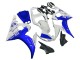 2005 Yamaha YZF 600 R6 Motorcycle Fairings - White Blue Yamalube Canada