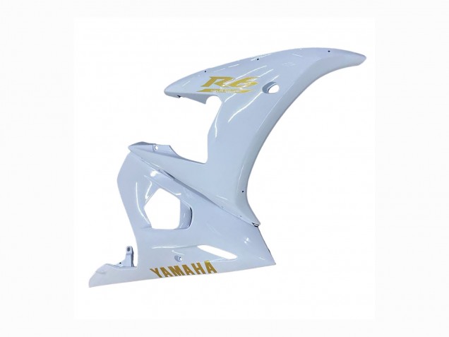 2005 Yamaha YZF 600 R6 Motorcycle Fairings - White Gold Canada