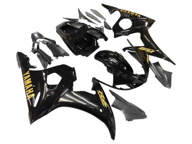 Purchase 2005 Yamaha YZF 600 R6 Motorcycle Fairings - Black Gold Canada