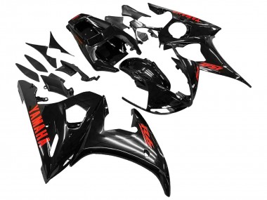 Purchase 2005 Yamaha YZF 600 R6 Motorcycle Fairings - Black Red Canada
