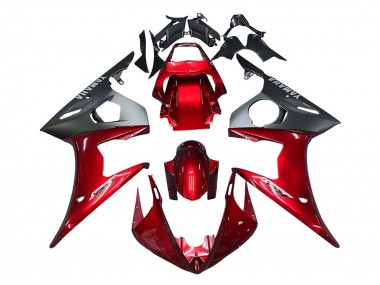 Purchase 2005 Yamaha YZF 600 R6 Motorcycle Fairing Kits - Red Matte Black Canada
