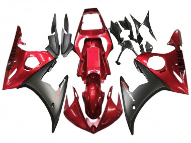 Purchase 2005 Yamaha YZF 600 R6 Motorcycle Fairing - Red Matte Black Canada