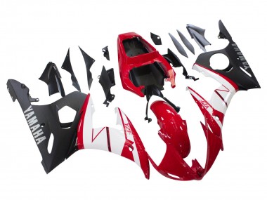 Purchase 2005 Yamaha YZF 600 R6 Motorcycle Fairings - Red White Matte Black Canada