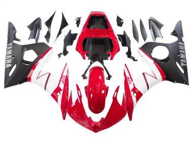 Purchase 2005 Yamaha YZF 600 R6 Motorcycle Fairings - Red White Matte Black Canada