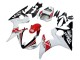 2005 Yamaha YZF 600 R6 Motorcycle Fairings - White Black Red Motul Canada