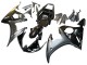 2005 Yamaha YZF 600 R6 Motorcycle Fairings - Glossy Black Matte Black Gold Canada