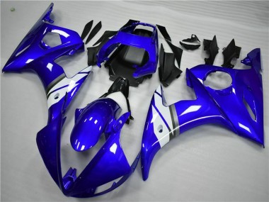 Purchase 2005 Yamaha YZF 600 R6 Motorcycle Fairings - Blue White Canada