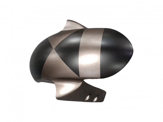 2005 Yamaha YZF 600 R6 Motorcycle Fairings - Matte Black Grey Geometric Canada