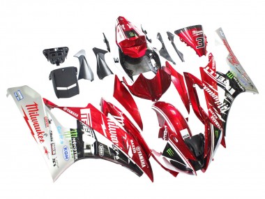 Purchase 2006-2007 Yamaha YZF 600 R6 Motorcycle Fairings - White Red Black Green Monster Milwaukee Canada