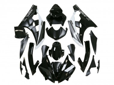 Purchase 2006-2007 Yamaha YZF 600 R6 Motorcycle Fairings - Glossy Black Matte Black White Motul Michelin Canada