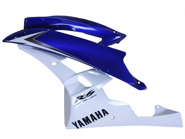2006-2007 Yamaha YZF 600 R6 Motorcycle Fairings - White Blue Black Canada