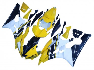 Purchase 2006-2007 Yamaha YZF 600 R6 Motorcycle Fairings - Yellow White Glossy Black Motul Canada