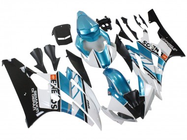 Purchase 2006-2007 Yamaha YZF 600 R6 Motorcycle Fairings - White Blue Black Semakin Didepan ENEOS Canada