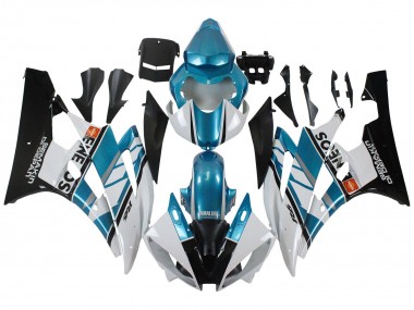 Purchase 2006-2007 Yamaha YZF 600 R6 Motorcycle Fairings - White Blue Black Semakin Didepan ENEOS Canada