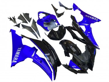 Purchase 2008-2016 Yamaha YZF 600 R6 Motorcycle Fairings - Blue Glossy Black Canada