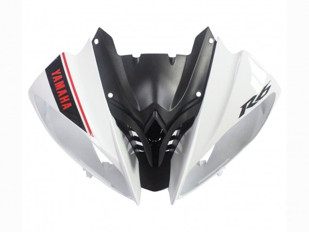 2008-2016 Yamaha YZF 600 R6 Motorcycle Fairings - White Matte Black Red Decals Canada