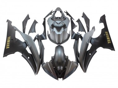 Purchase 2008-2016 Yamaha YZF 600 R6 Motorcycle Fairings - Grey Matte Black Gold Decals Canada