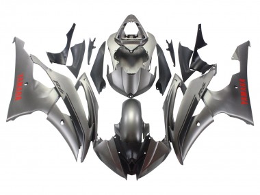 Purchase 2008-2016 Yamaha YZF 600 R6 Motorcycle Fairings - Matte Grey Red Decals Canada