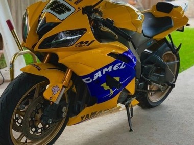 Purchase 2008-2016 Yamaha YZF 600 R6 Motorcycle Fairings - Yellow Blue Camel Motul Michelin Canada