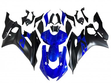 Purchase 2017-2023 Yamaha YZF 600 R6 Motorcycle Fairings - Blue Matte Black Canada