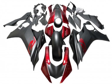 Purchase 2017-2023 Yamaha YZF 600 R6 Motorcycle Fairings - Red Matte Black Canada
