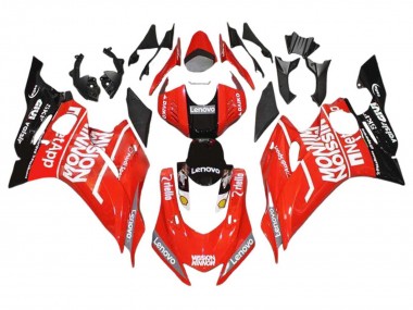 Purchase 2017-2023 Yamaha YZF 600 R6 Motorcycle Fairings - Red Black Canada