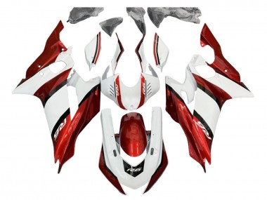 Purchase 2017-2023 Yamaha YZF 600 R6 Motorcycle Fairing Kits - White Red Black Canada