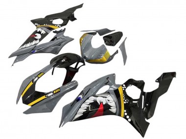 Purchase 2017-2023 Yamaha YZF 600 R6 Motorcycle Fairings - Grey Yellow Glossy Black Shark Canada