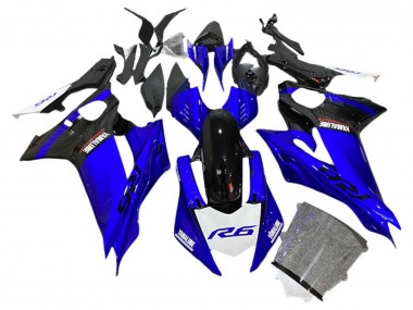 Purchase 2017-2023 Yamaha YZF 600 R6 Motorcycle Fairings - Blue Black White Canada