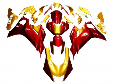 Purchase 2017-2023 Yamaha YZF 600 R6 Motorcycle Fairings - Gold Red Canada
