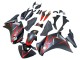 2011-2015 Honda CBR250RR Motorcycle Fairings - Matte Black Red Stripe Canada