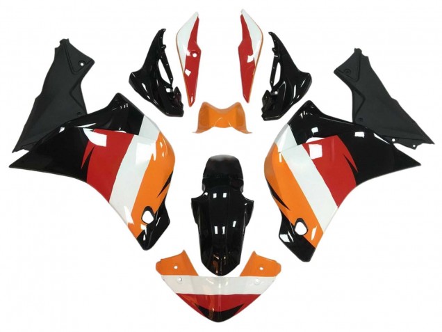 2011-2015 Honda CBR250RR Motorcycle Fairings - Orange White Red Glossy Black Canada