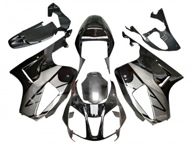 Purchase 2000-2006 Honda VTR1000 Motorcycle Fairings - Silver Glossy Black Canada
