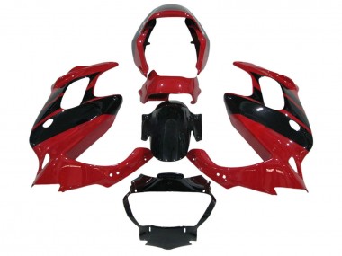 Purchase 1997-2005 Honda VTR1000F Motorcycle Fairings - Red Glossy Black Canada