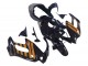 1997-2005 Honda VTR1000F Motorcycle Fairings - Glossy Black Gold Canada