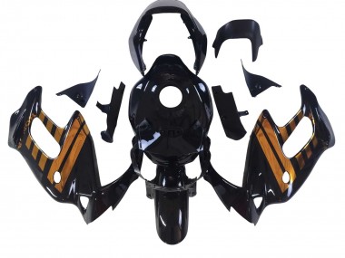 Purchase 1997-2005 Honda VTR1000F Motorcycle Fairings - Glossy Black Gold Canada