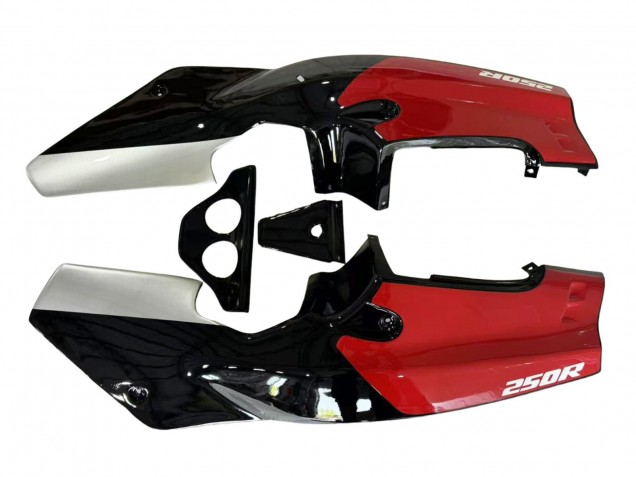 1988-1989 Honda NSR250R Motorcycle Fairings - Silver Red Glossy Black Canada