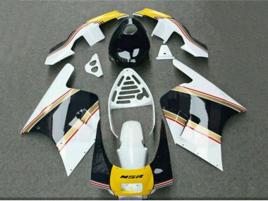 Purchase 1988-1989 Honda NSR250R Motorcycle Fairings - White Yellow Gold Glossy Black Canada