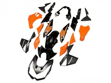 Purchase 2010-2013 Kawasaki Z1000 Motorcycle Fairings - Orange Glossy Black Canada