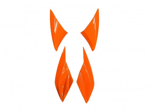 2010-2013 Kawasaki Z1000 Motorcycle Fairings - Orange Glossy Black Canada