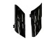 2010-2013 Kawasaki Z1000 Motorcycle Fairings - Orange Glossy Black Canada