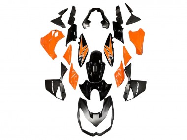 Purchase 2010-2013 Kawasaki Z1000 Motorcycle Fairings - Orange Glossy Black Canada