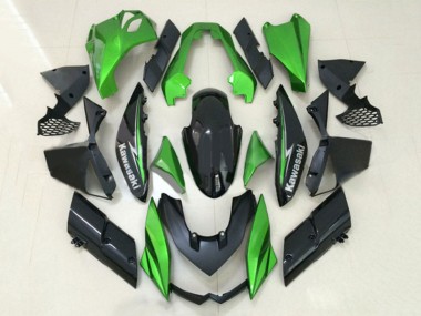 Purchase 2010-2013 Kawasaki Z1000 Motorcycle Fairings - Green Glossy Black Canada