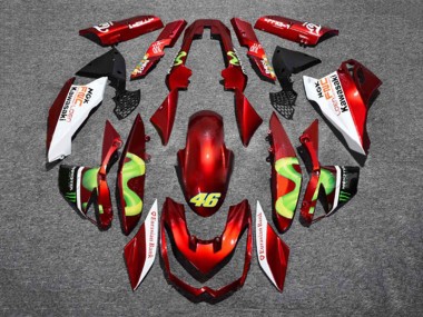 Purchase 2010-2013 Kawasaki Z1000 Motorcycle Fairings - Red White Green Monster 46 Canada